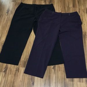 Larry Levine Plus Size Dress Pants Bundle